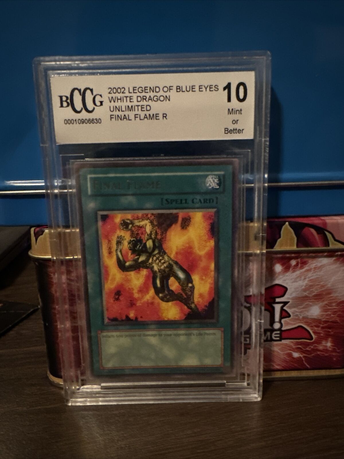 bCCg 10 Graded Final Flame R Yugioh Card