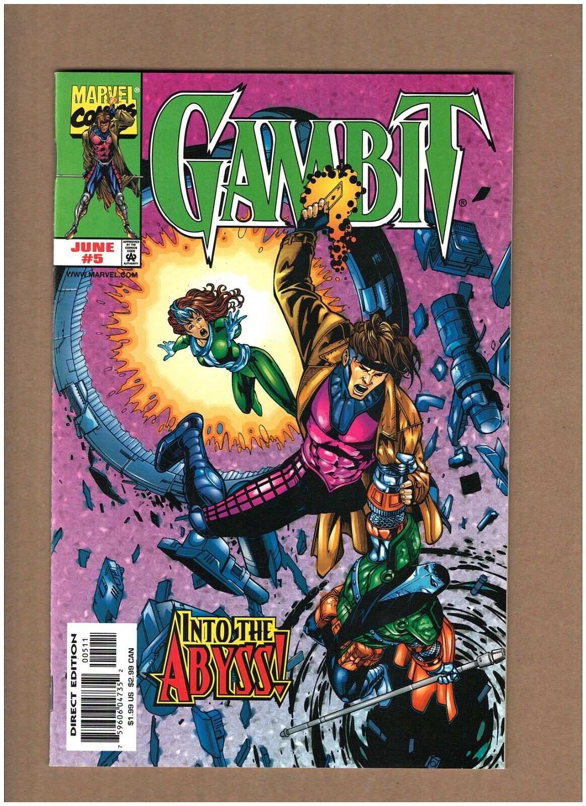 Gambit #5 Marvel Comics 1999 Rogue appearance NM- 9.2
