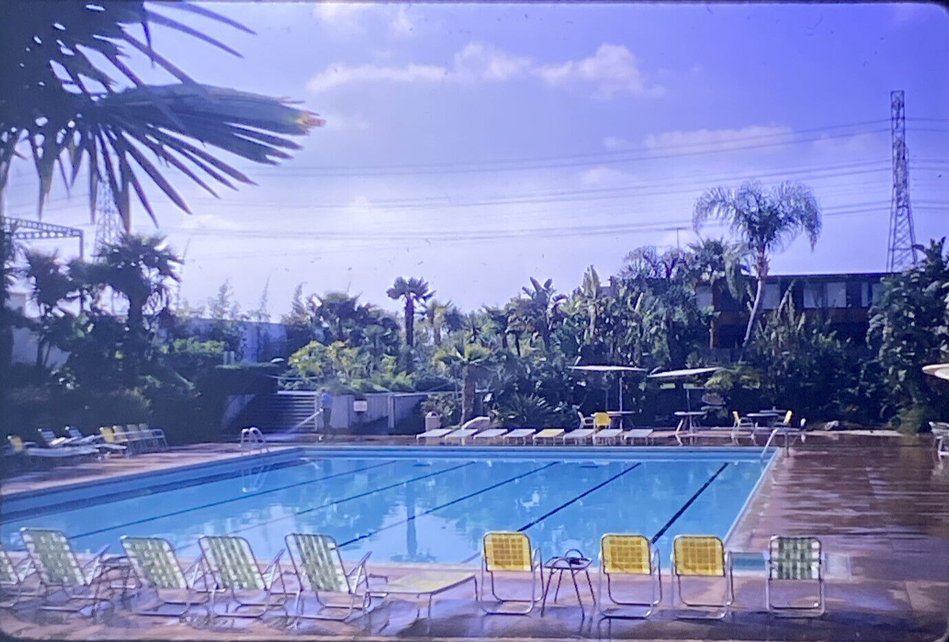Vintage Photo Slide 1971 Pool