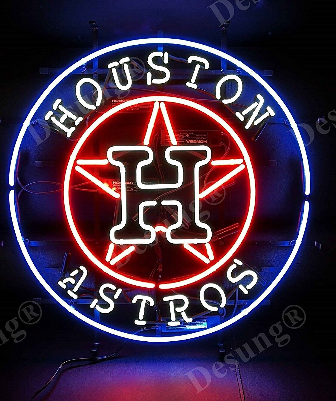 New Houston Astros World Series Champions Lamp Neon Light Sign 24\