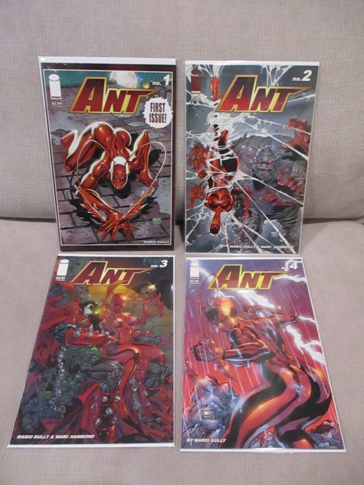 ANT Vol. 2 #1-4 Lot Image Comics 2005 Mario Gully Bagged & Boarded - Spawn