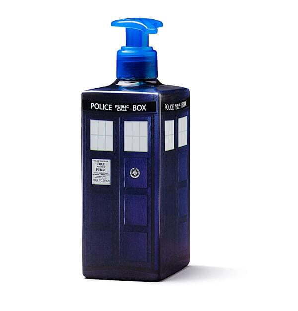 Doctor Who TARDIS Hand Soap Dispenser with Pre-filled Soap, Plastic
