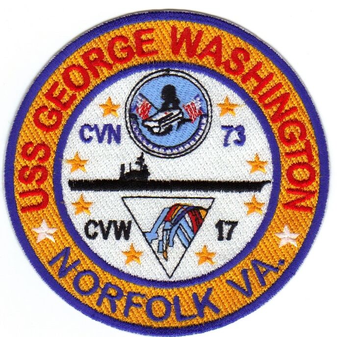 USS GEORGE WASHIINGTON, CVN-73, CVW-17, PATCH,       Y 