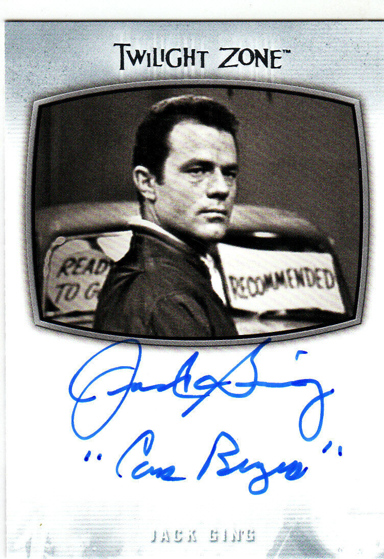 2020 Twilight Zone Archives Inscription Autographs #AI35 Jack Ging AUTO 