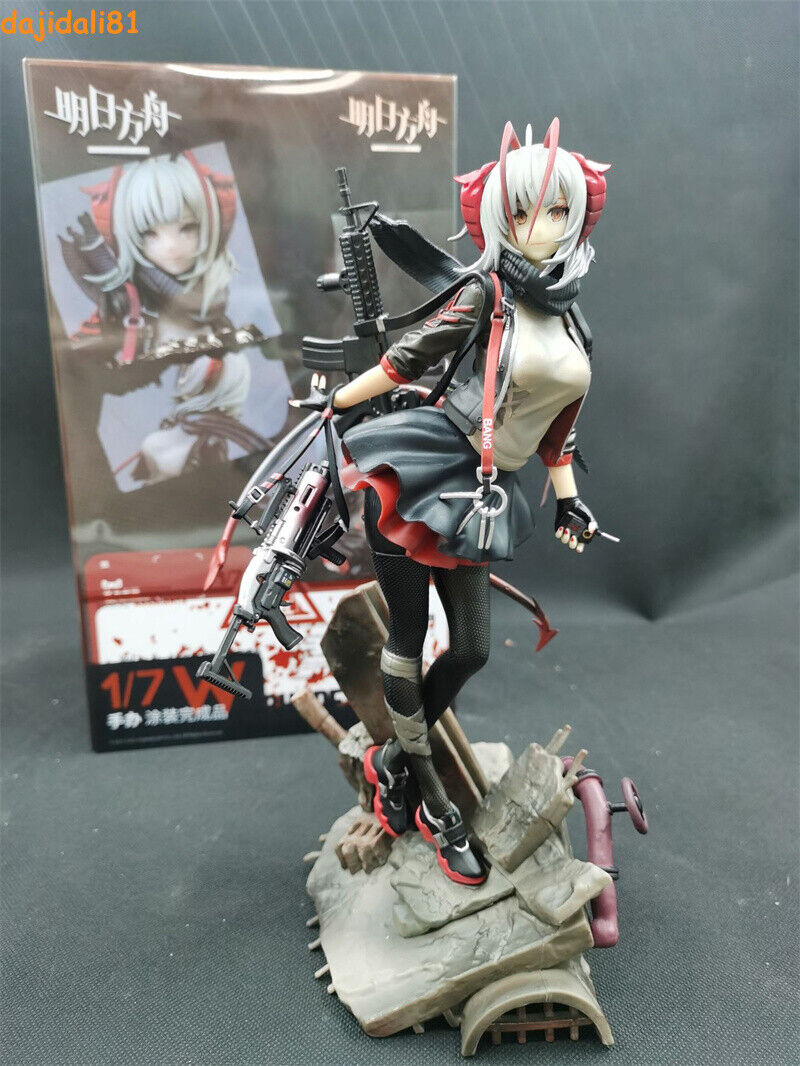 Game Arknights W Character PVC Figure Model Statue Collectible Gift Boxed 27cm