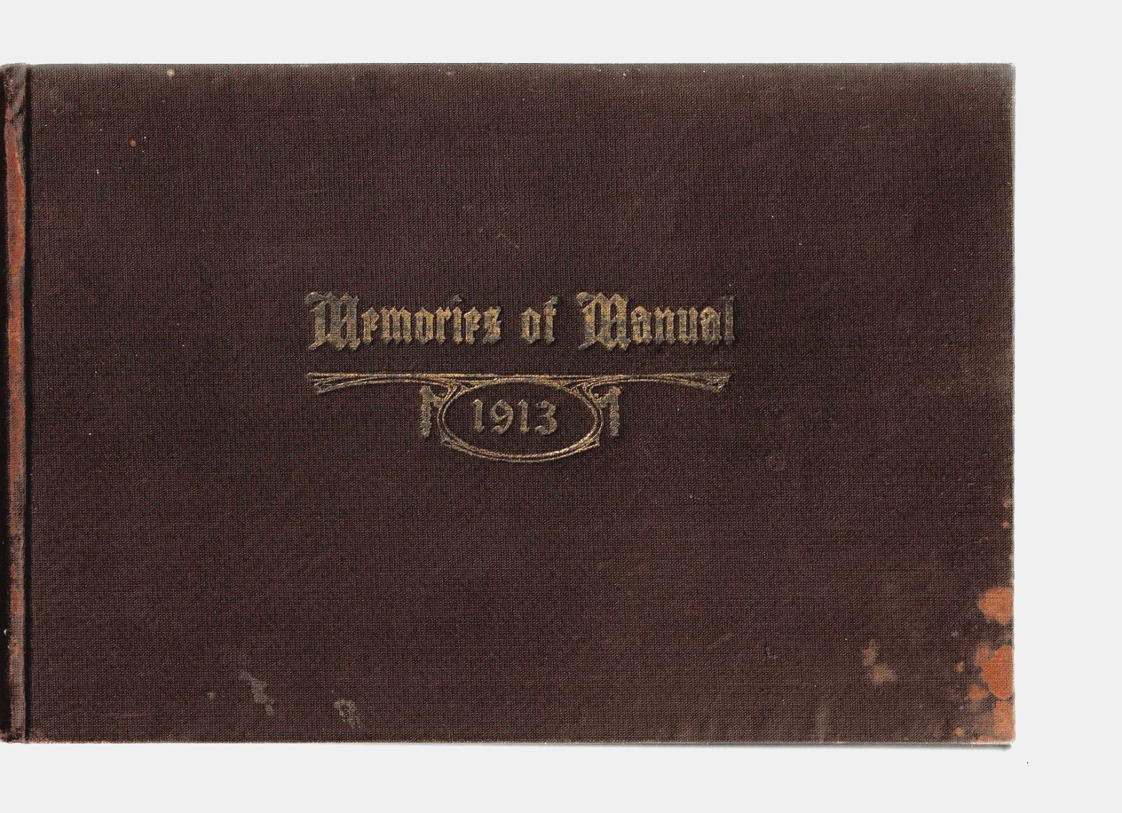Original 1913-Memories Of  Manual High School Yearbook-Denver Colorado