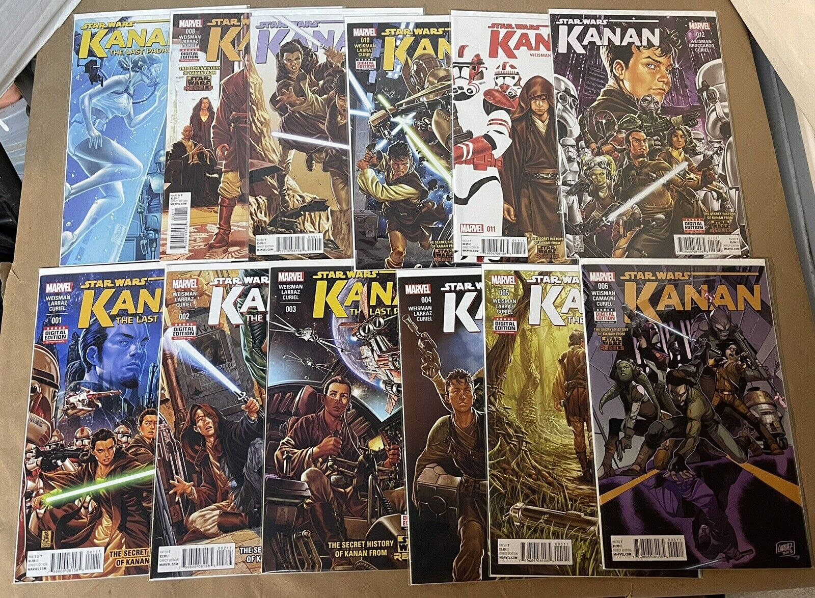 STAR WARS KANAN The Last Palawan COMPLETE FULL RUN #1-12 Marvel Comics 2015 NM