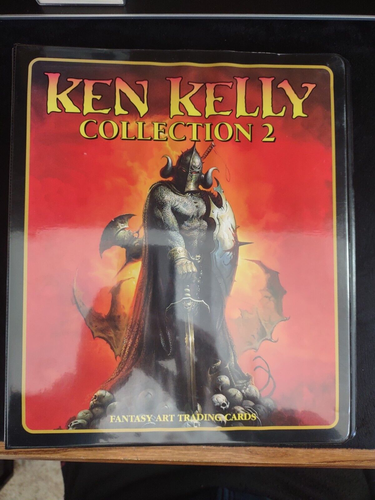 Ken Kelly Collection 2 Card Binder W/ Pages / Look Pics & Read/ FPG iNC.......