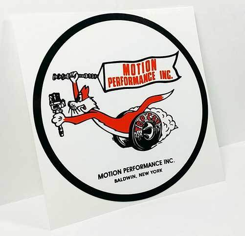 BALDWIN NY MOTION PERFORMANCE Vintage Style DECAL, Vinyl STICKER, rat rod,racing