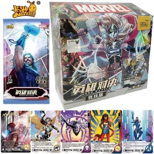 Kayou Official Marvel Disney Hero Battle Series 5 Thor 1 Box 20 Pack CR Card