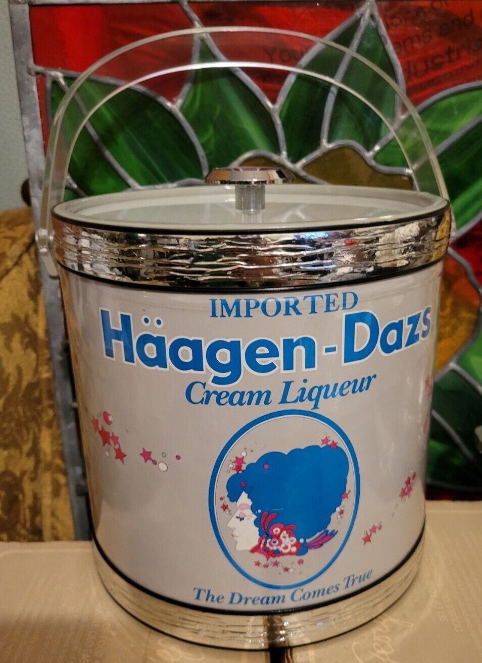Vtg Ice Bucket Advertising HAAGEN-DAZS CREAM LIQUEUR 