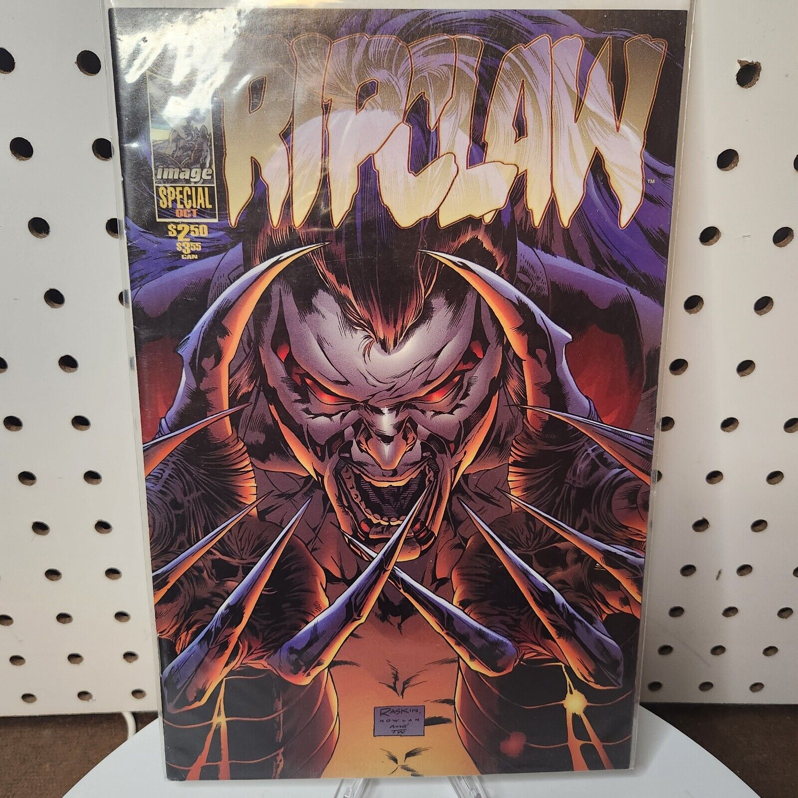 RIPCLAW By Image Comics Issue Special #1 Oct 1995 Raskin Nowlan and TW