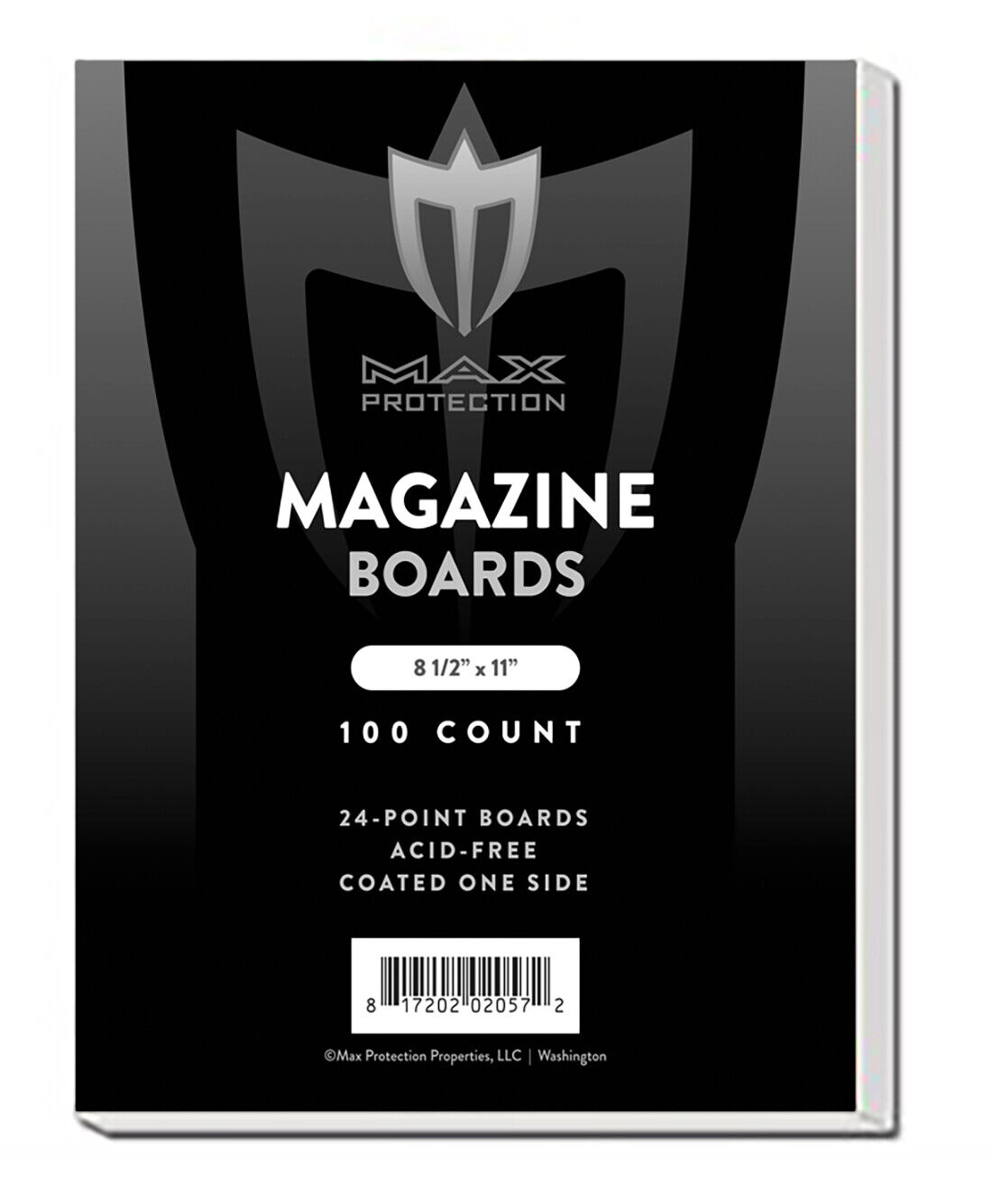 Pack / 100 Max Pro Magazine Size ACID FREE Backing Boards backer board