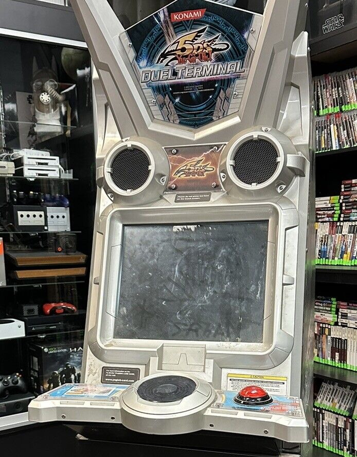 Yugioh 5D’s Gx Zexal Duel Terminal Arcade Machine Card Vending Video Game Inop