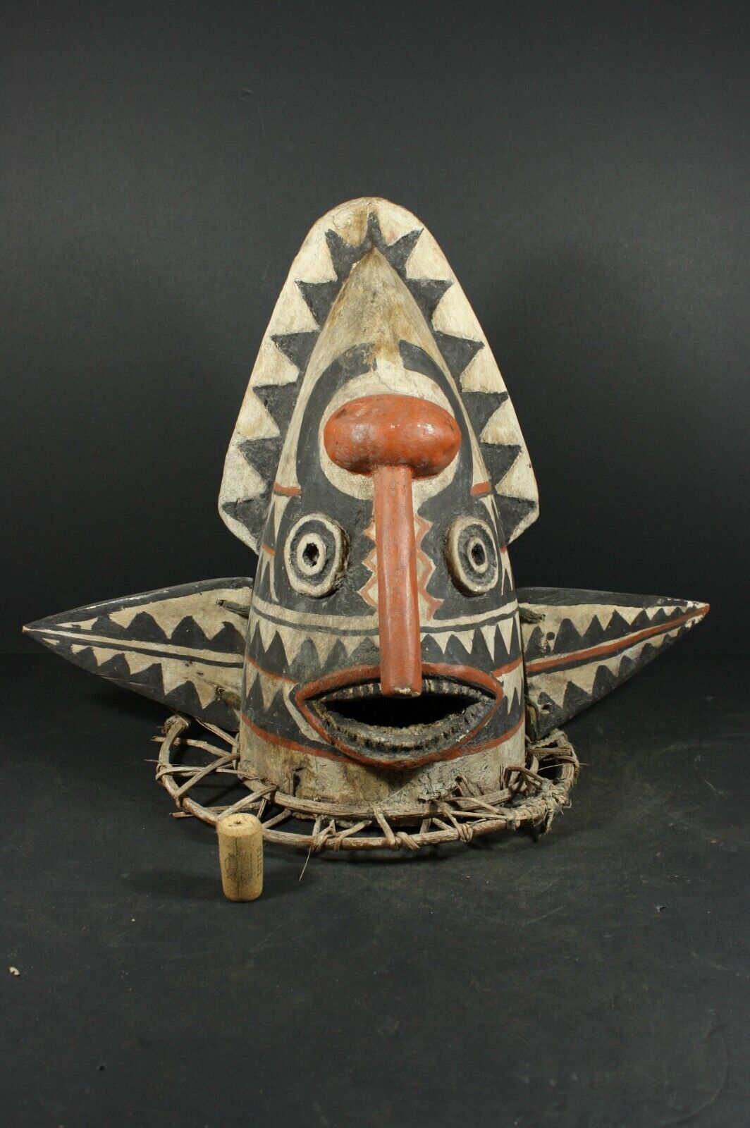 Classic Wooden EHARO Mask - ELEMA - Eastern Gulf of Papua New Guinea