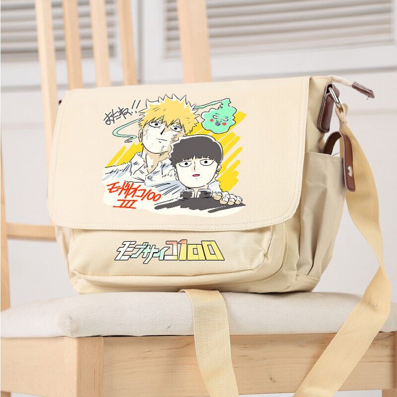 Mob Psycho 100 Travel Bags Anime Messenger Bag Cosplay Shoulder Satchel Gift