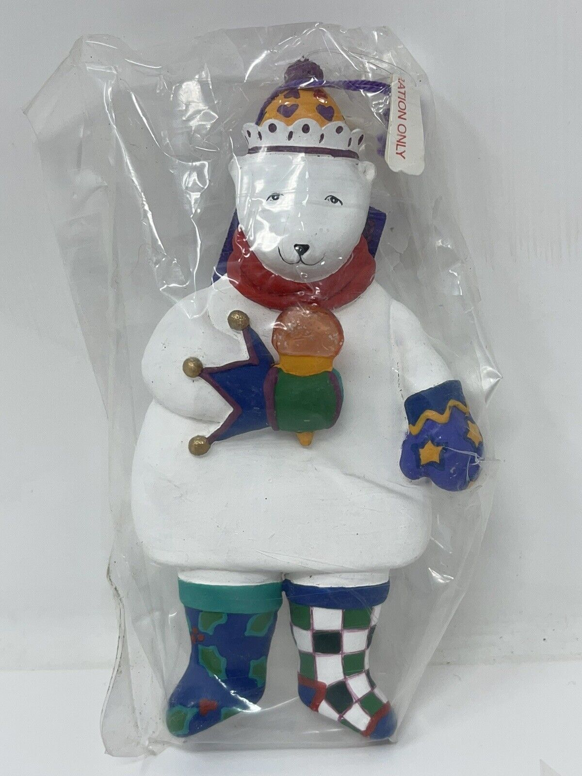 DEPARTMENT 56, POLAR BEAR ORNAMENT, WINTER WARM UP COLLECTION — VTG *New Sealed*