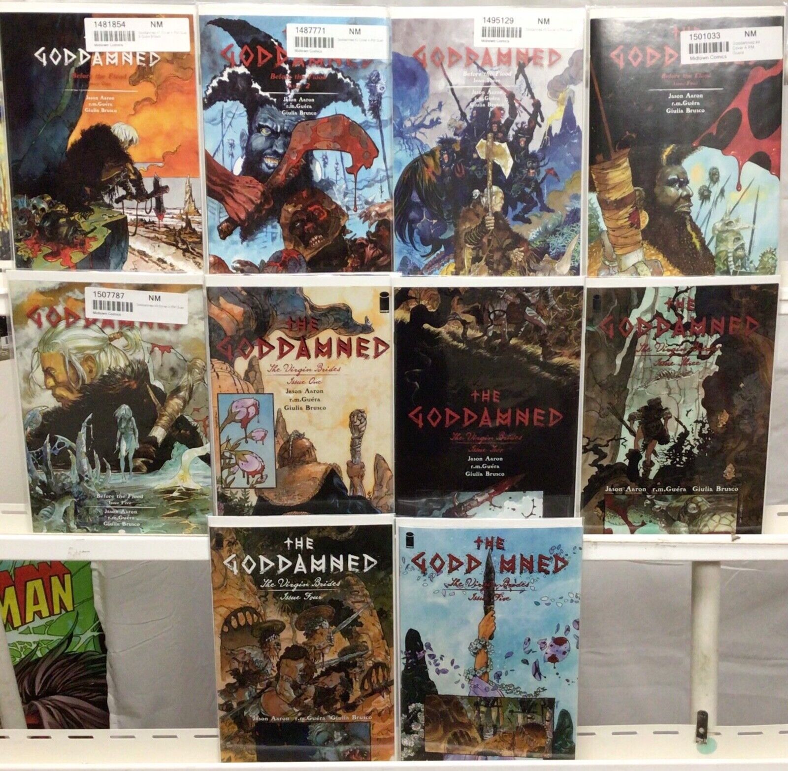 Image Comics The Goddamned Before the Flood / The Virgin Brides Complete Sets