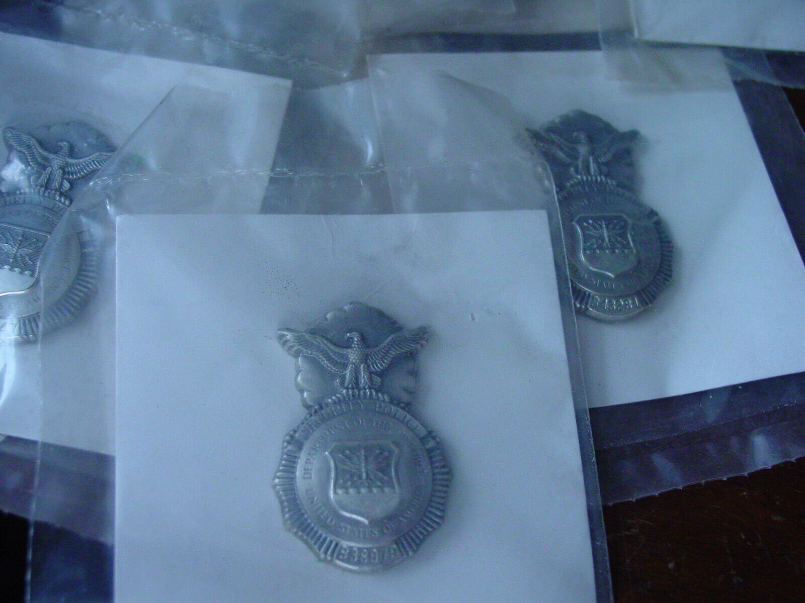 Vintage Obsolete U.S. Deptartment of the Air Force Security Police Badge NOS .