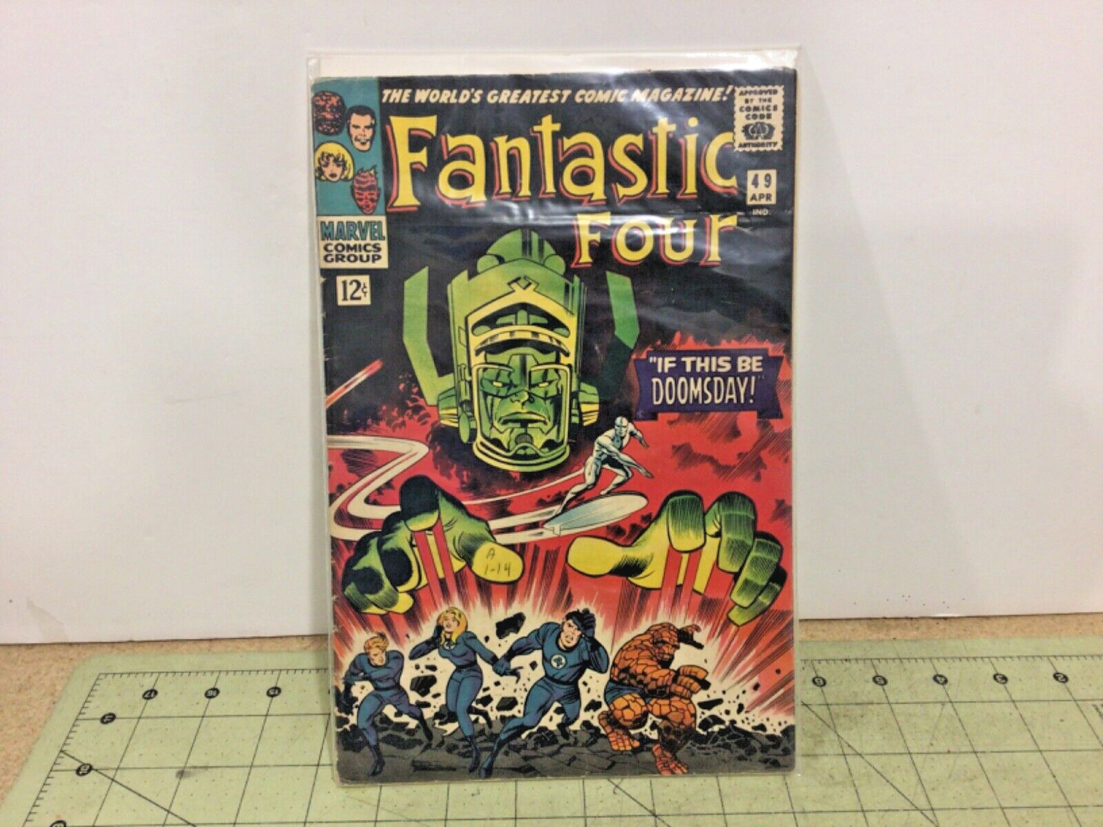 Vintage Marvel Comics Fantastic Four #49 first appearance of Galacticus ungraded