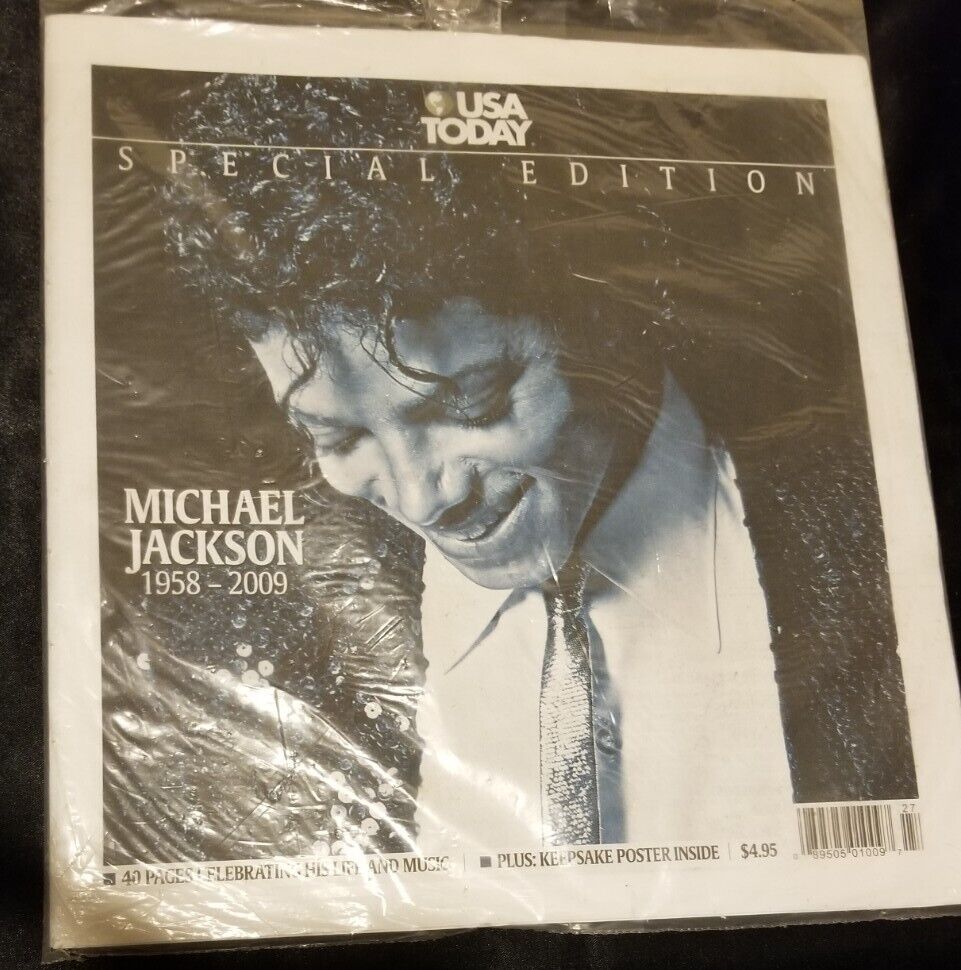 USA Today Special Edition July  2009 Michael Jackson Cover 