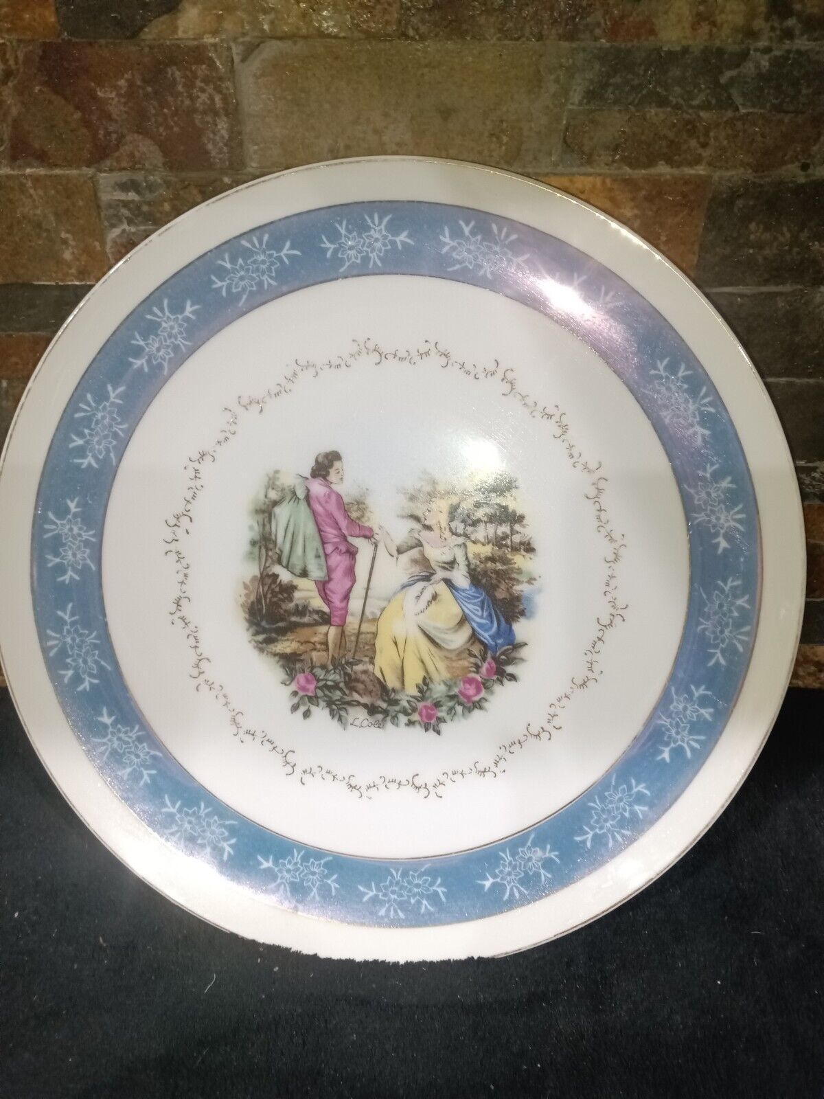 Vintage Courtship 55/1149 Decorative Plate
