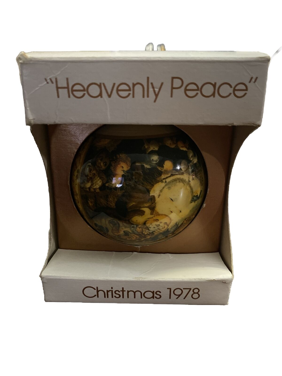 1978  SCHMID CHRISTMAS ORNAMENT - HEAVENLY PEACE/In Original Box