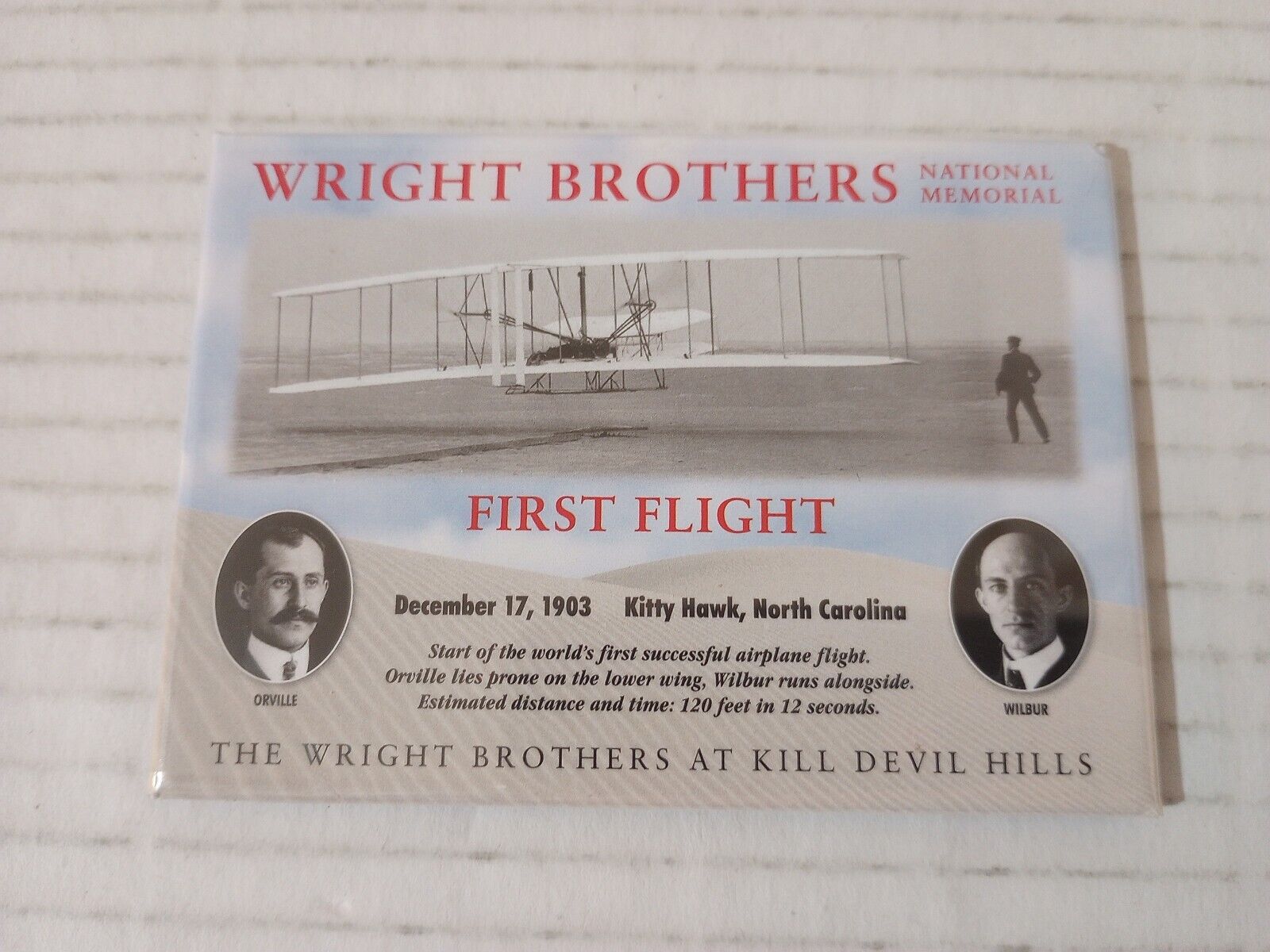 Wright Brothers National Memorial First Flight Kitty Hawk NC Magnet