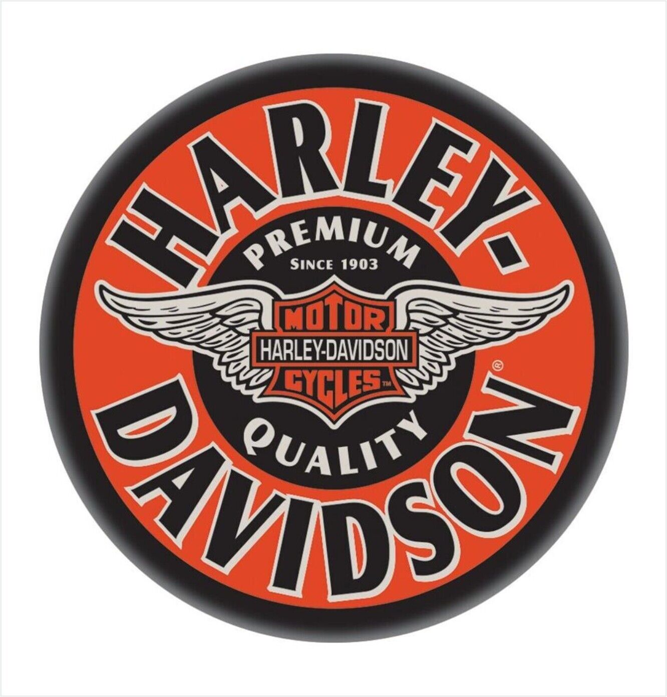 Harley Davidson Vintage Style Decal, Sticker 4\