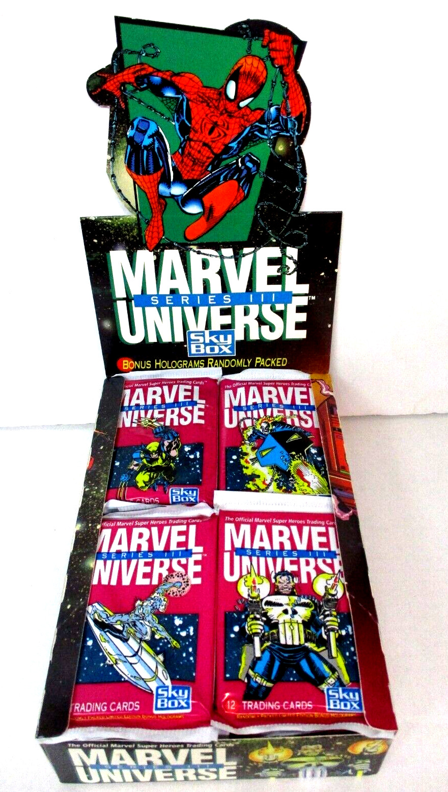 MARVEL UNIVERSE III SKYBOX 1992 FRESH NEW BOX 1 FACTORY SEALED PACK OF 12 CARDS