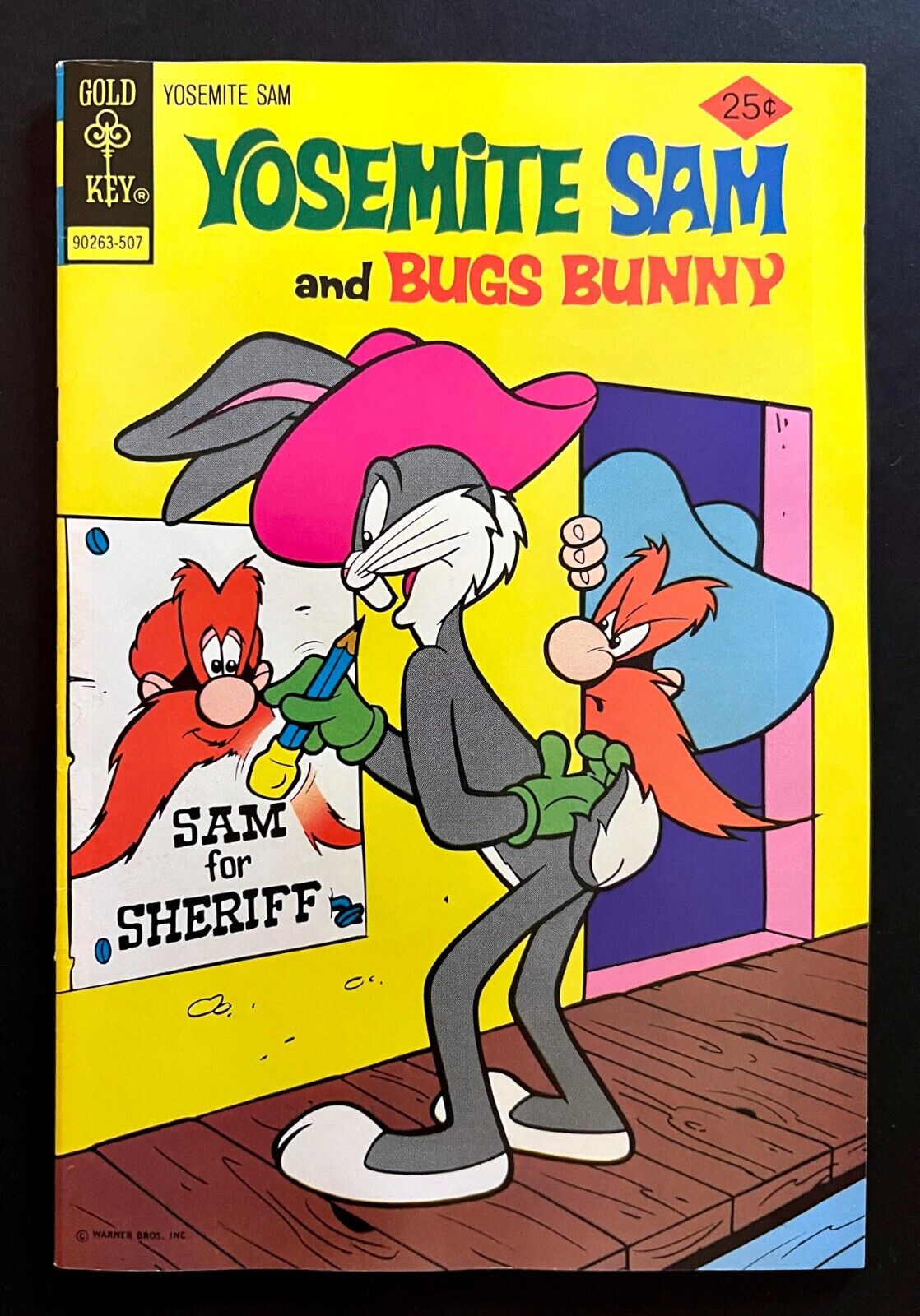 YOSEMITE SAM #29 BUGS BUNNY Hi-Grade Looney Tunes Gold Key 1975