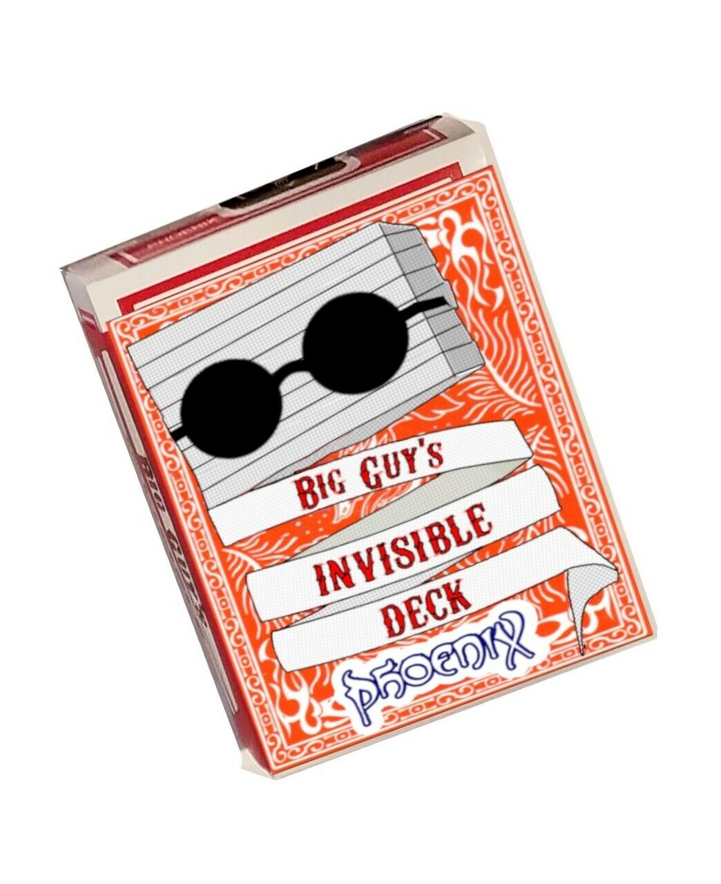 Big Guy’s Invisible Deck - Phoenix (Red) by Big Guy’s Magic