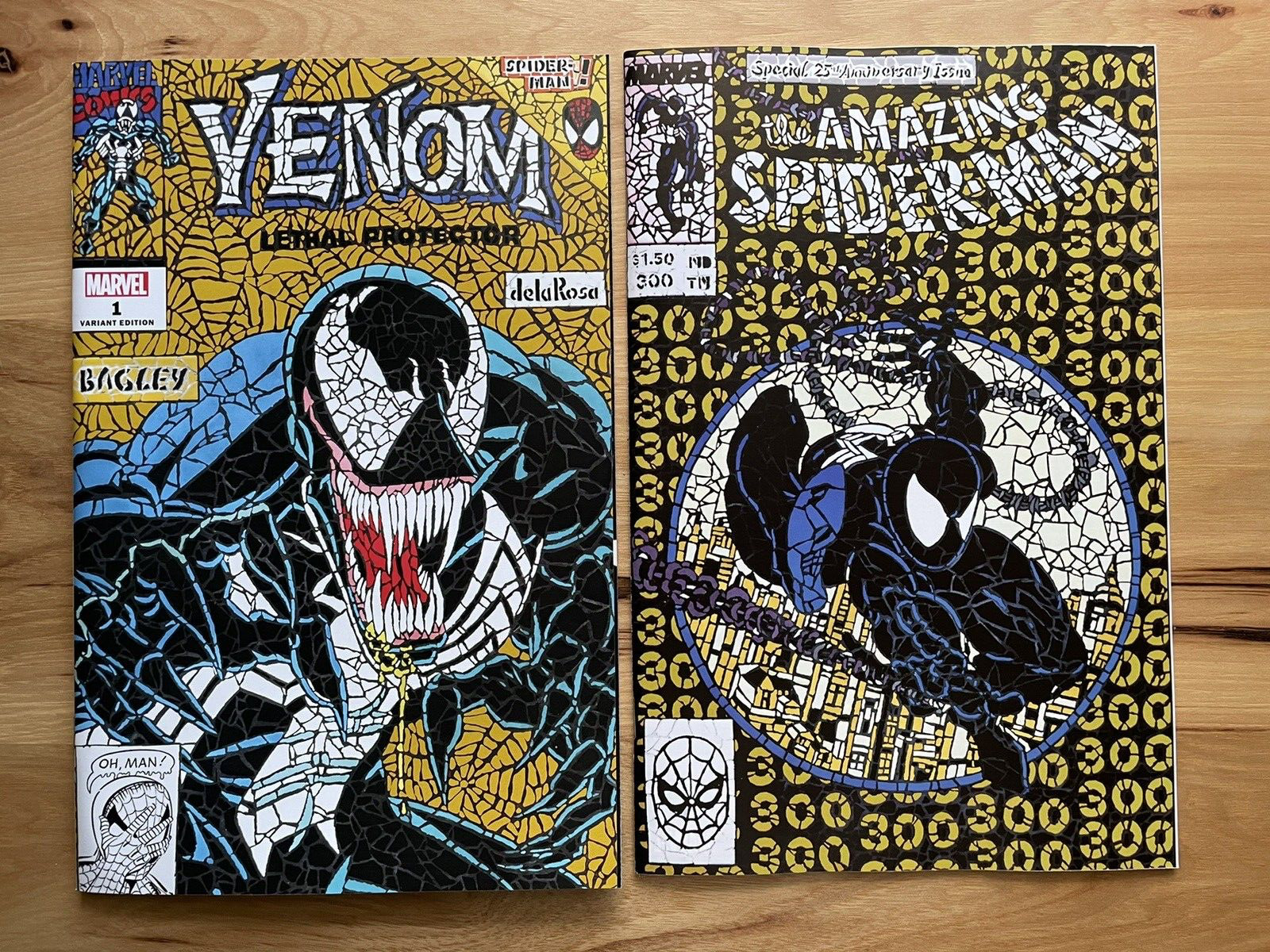 Shattered Venom SET GOLD VENOM / Amazing Spider-man 300 Facsimile