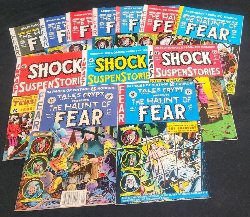 🔥  EC Reprints Shock Suspense Stories Haunt Of Fear  12bks 567