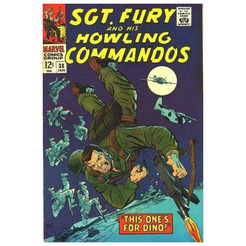 Sgt. Fury #38 in Fine minus condition. Marvel comics [a`