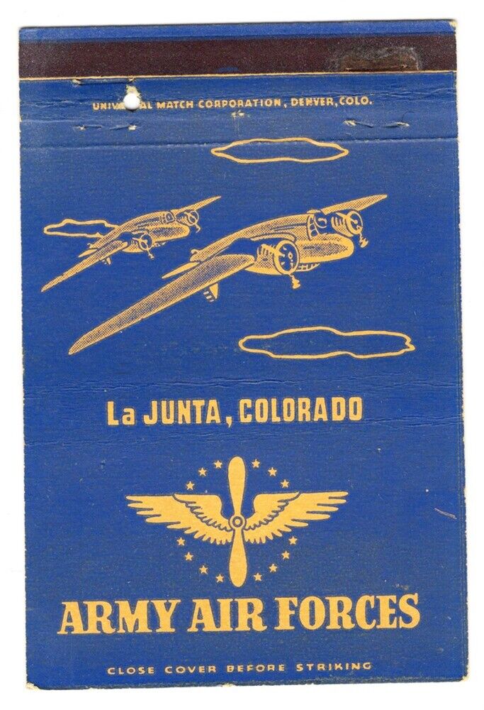 Matchbook: Army Air Forces - La Junta, Colorado