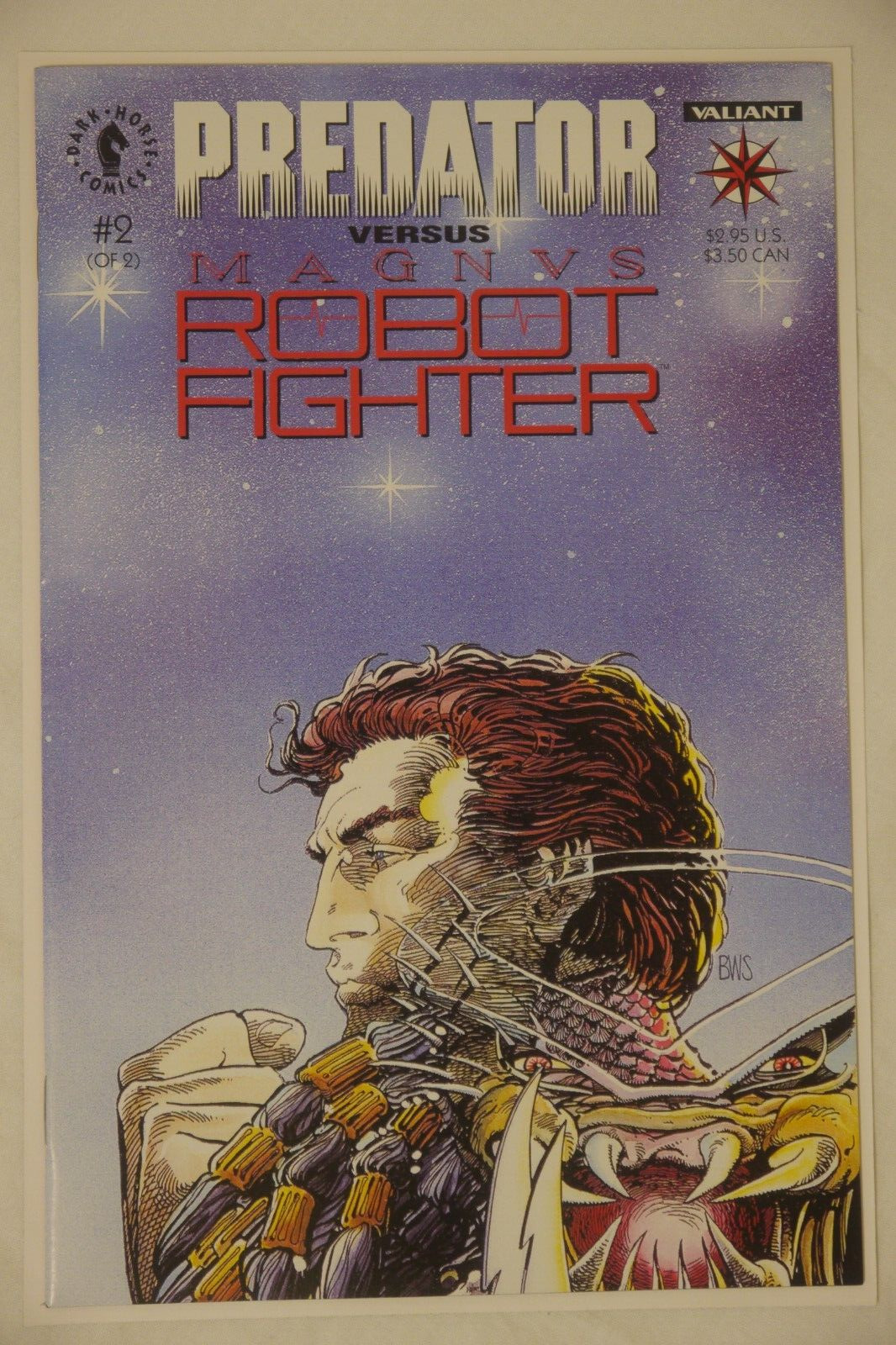 Predator Versus Magnus Robot Fighter #2 (Dark Horse Comics 1993) Cards Included