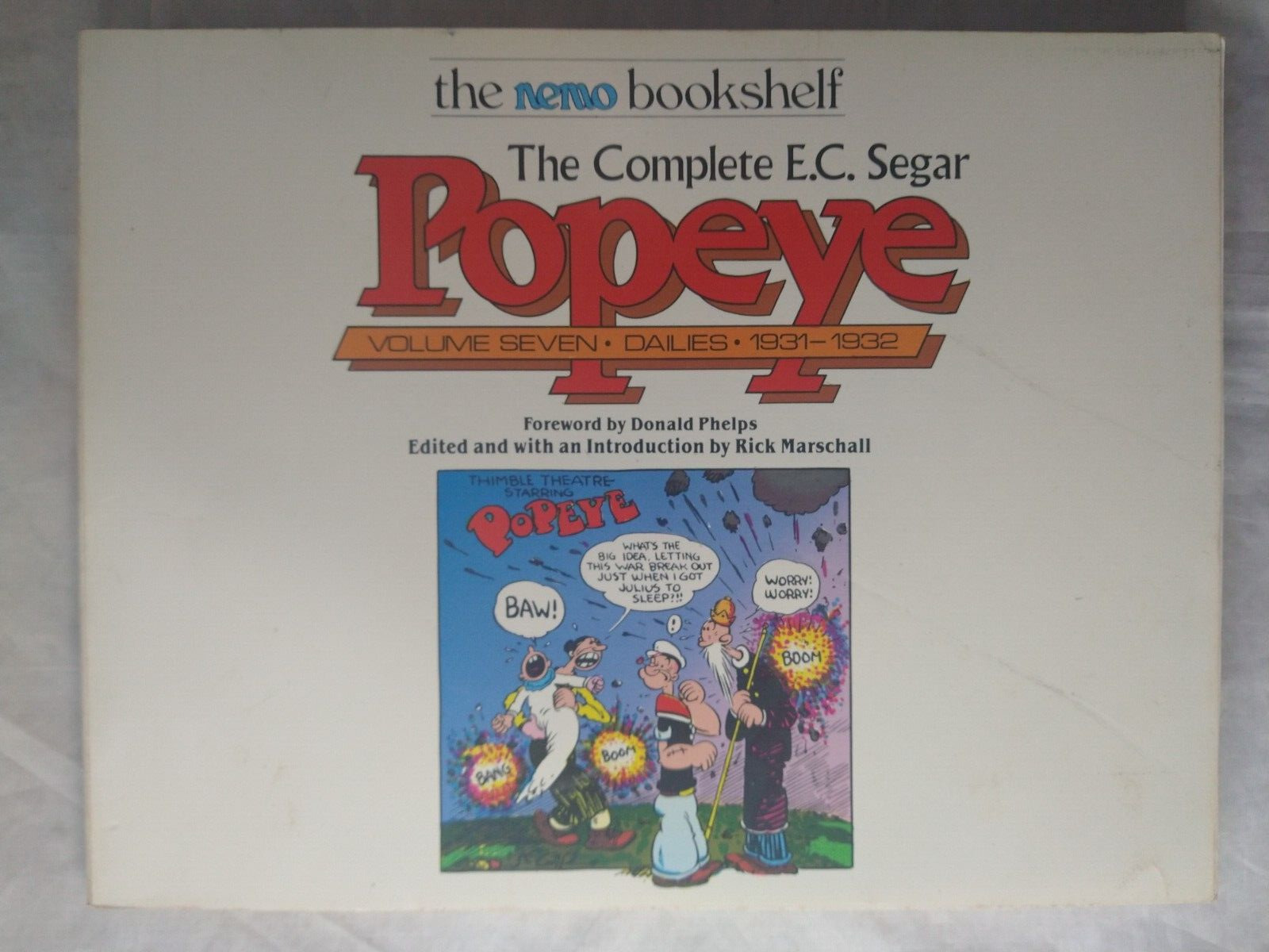 The Complete E.C. Segar Popeye Volume Seven: Dailies 1931-1932 Vintage Paperback