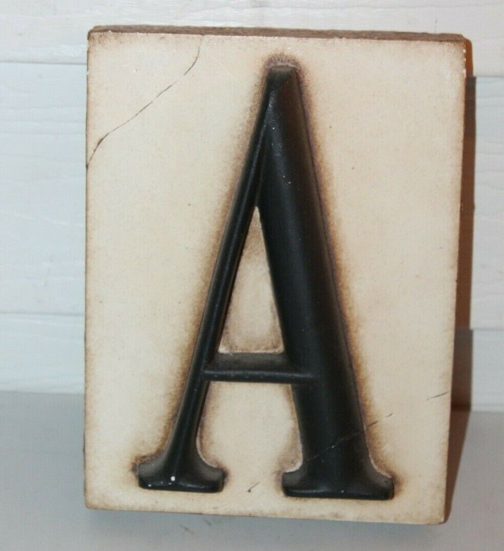 Sid Dickens Memory Block Tile Alphabet Letter A