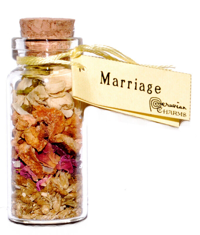 Peruvian Charms Marriage Pre-Made Pocket Spell Bottle 2\