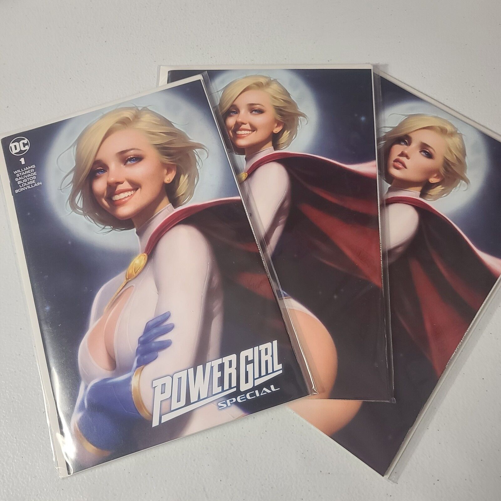 DC Power Girl Special 1, Will Jack Trade + Virgin Variant 3 Book Set