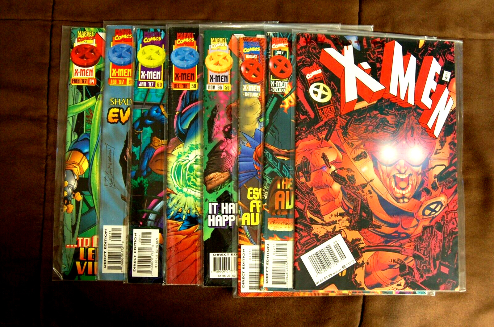 Lot of 8: Marvel Comics X-Men #42-64 Run Read (9A)