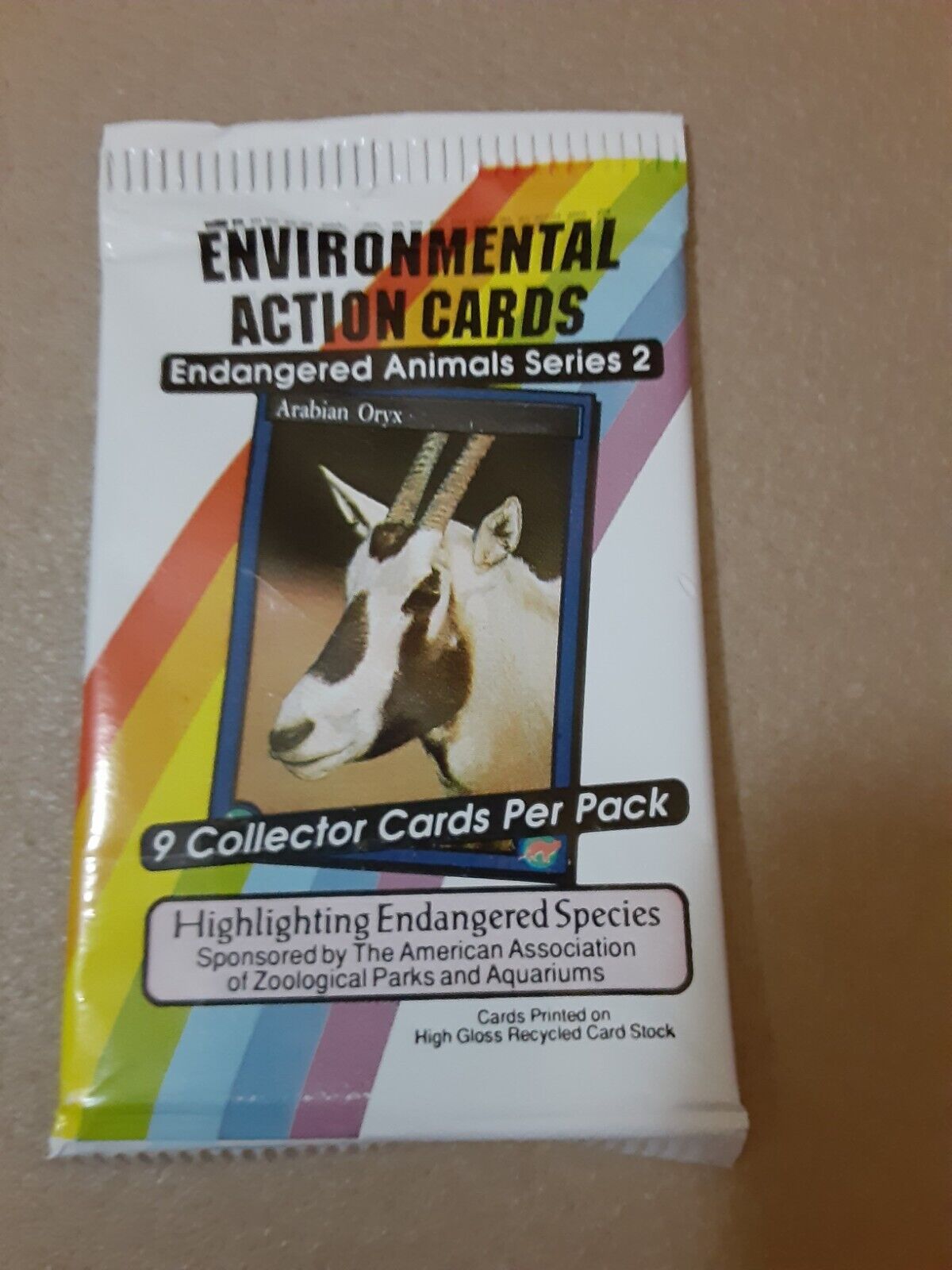 Endangered Animals ENVIRONMENTAL ACTION Series 2 Cards Pack - REDUCED 