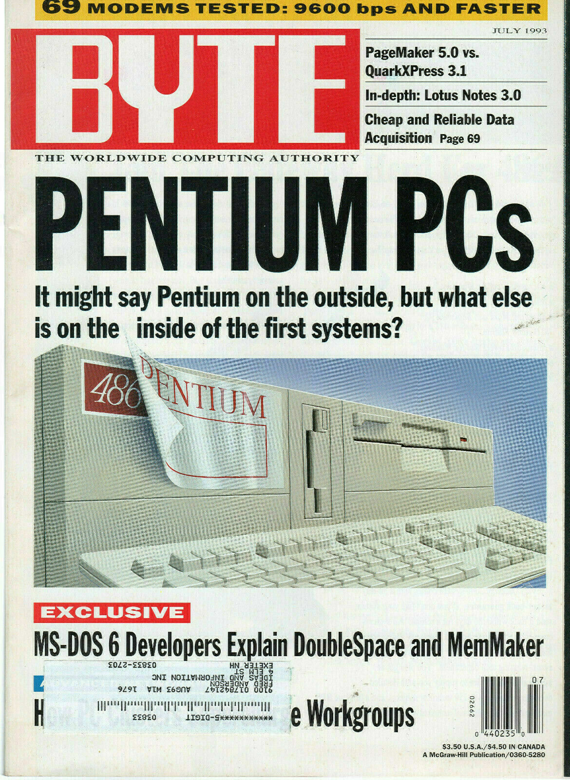 ITHistory (199X) BYTE Magazine (You Pick) Ads Combined Shipping