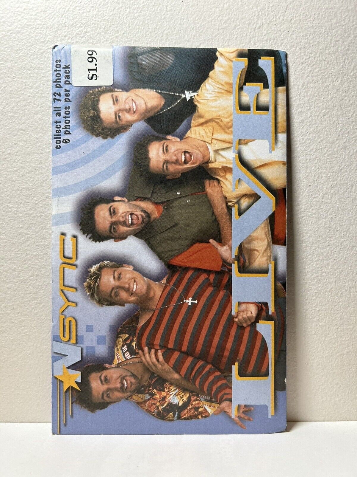 2000 Panini NSYNC LIVE Official Photocards Pack 90s Nostalgia - Sealed