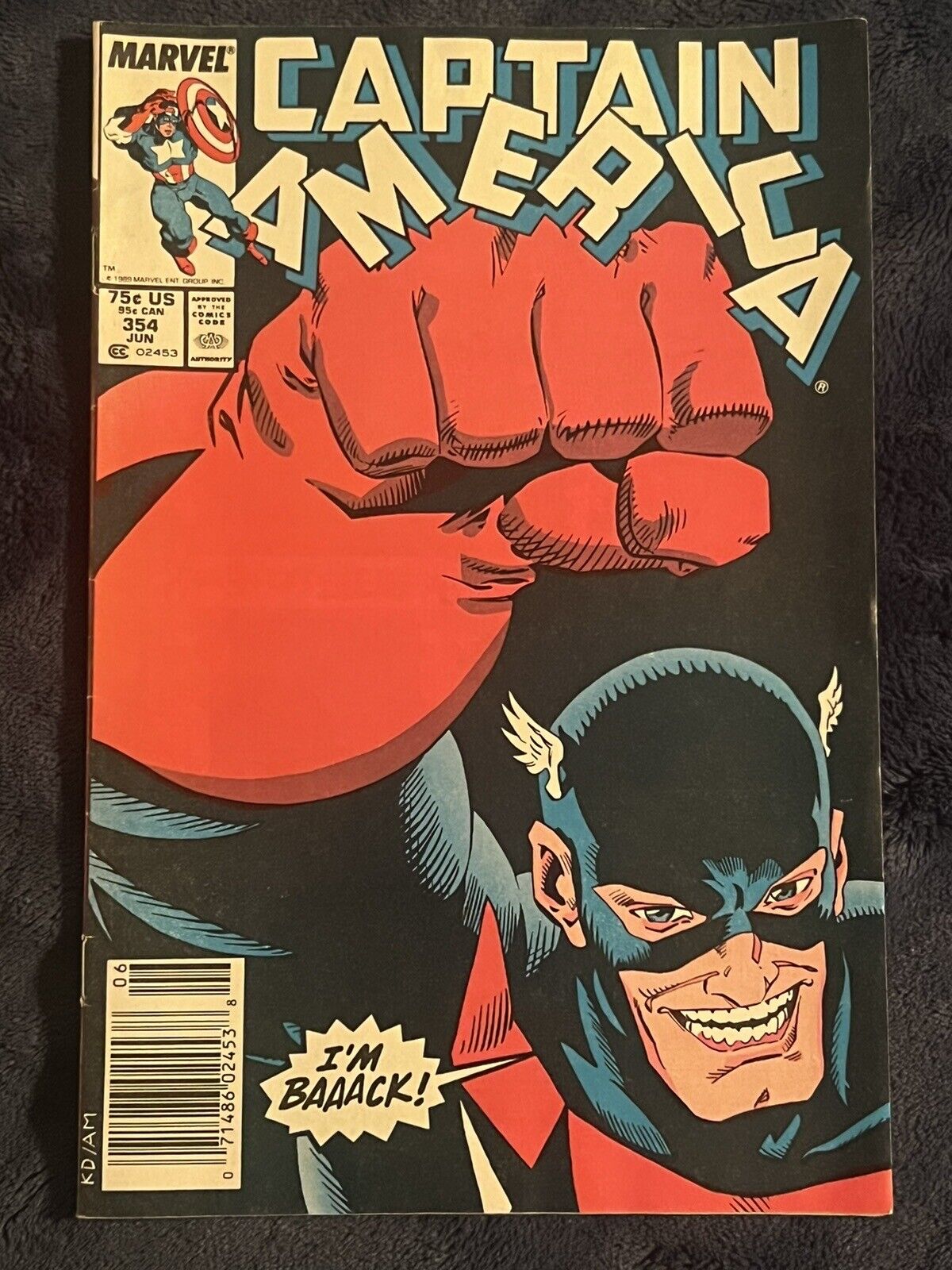 Captain America #354 (1989) First Appearance: US Agent, Iron Monger