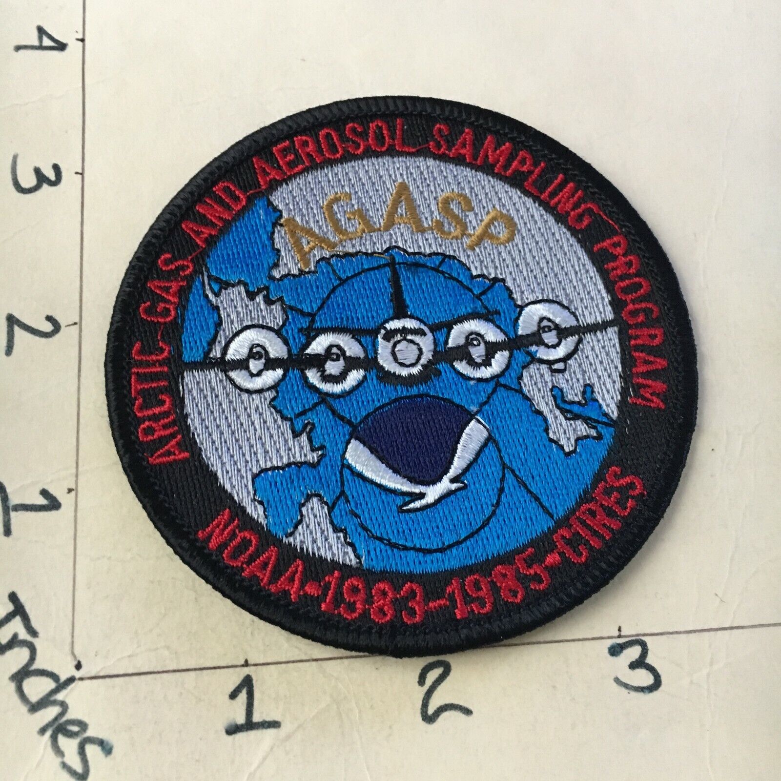 NOAA Patch 1983 - 1985 AGASP Climate Change Geophysical Monitoring Federal 4/13