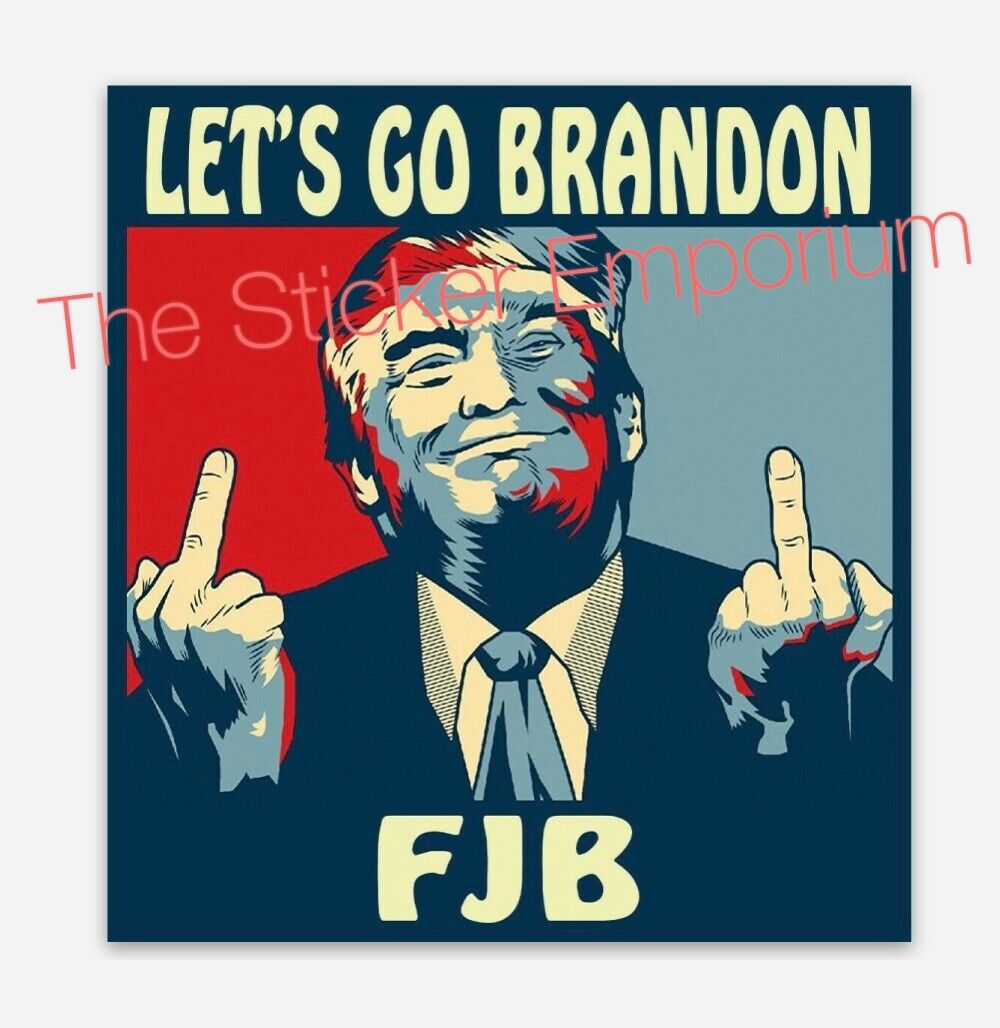 Let's go Brandon Sticker FJB Anti Joe Biden Sticker Waterproof Car Trump Decal