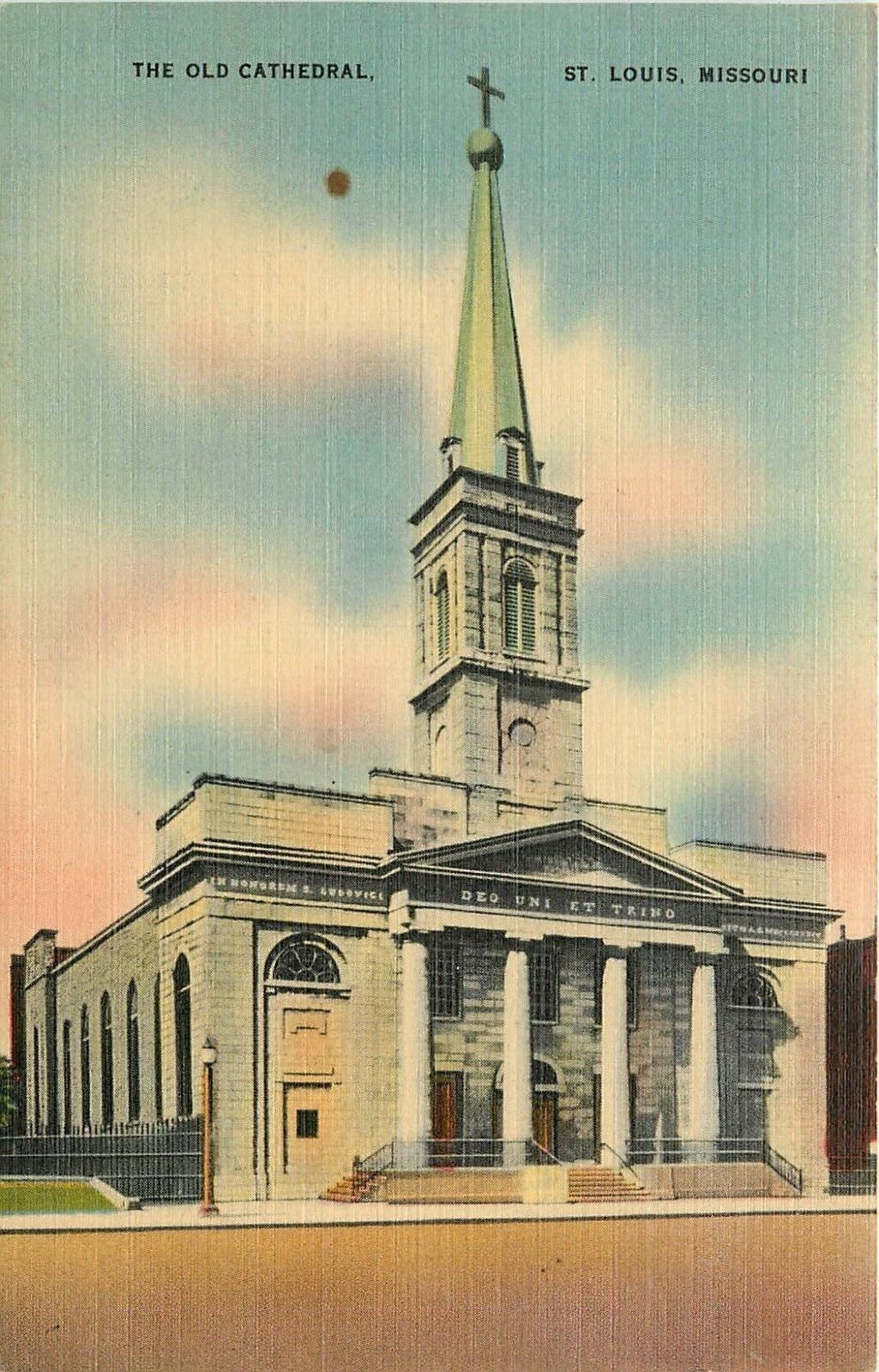 The Old Cathedral St Louis Missouri MO Postcard