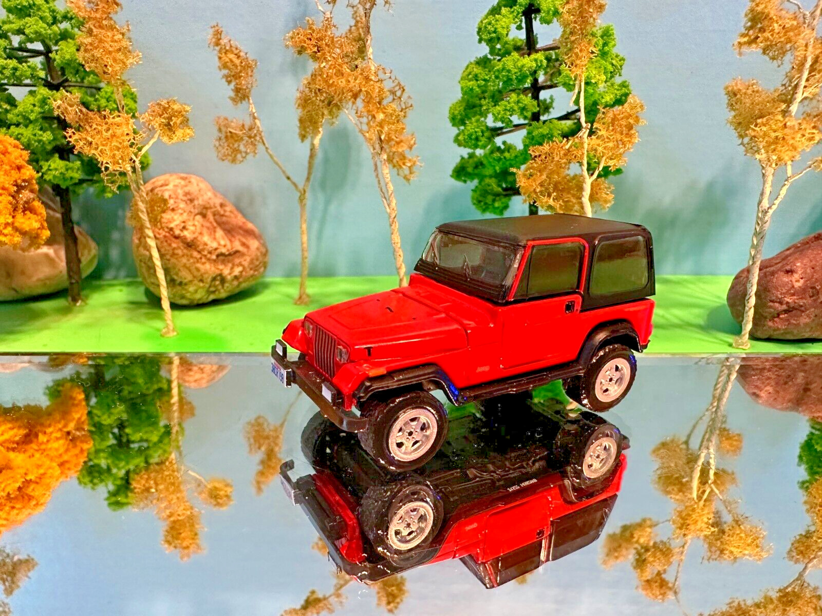1994 Jeep Wrangle, Greenlight, Limited Edition, Die-Cast Metal, 1/64 Scale